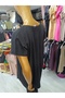 Large Size Flexible Fabric Crew Neck Front Printed Blouse - 3