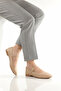 '' Nükhet'' Ballerina Round Toe Closed Helmet Flat Sole Orthopedic New Season - 5