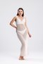 Women's Knitwear Knitted Openwork Button Detail Beach Dress - 8
