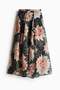 Sheer midi skirt