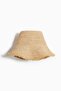 Straw bucket hat