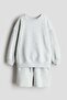 2-piece sweatshirt and shorts set