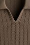 Regular Fit Textured-knit polo shirt - 2