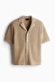 Regular Fit Textured-knit resort shirt