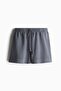 Washed cotton sweatshorts - 4