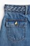 Braided-trim denim skirt - 2