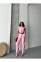 Women's Top and Bottom Set Stylish Button Belt Detailed Vest Pants Two Piece Set - 3