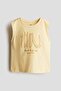 Printed vest top