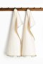 2-pack scalloped-edge tea towels - 2