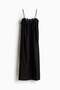 Lace-trimmed slip dress