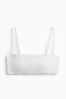 Padded jersey bandeau bra