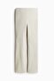 Slim-fit leather trousers