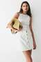 A-line mini skirt - 3