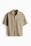 Regular Fit Textured resort shirt - 6