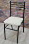 4 Pcs Iron Chair Covers Jacquard Fabric - 5