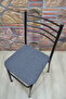 4 Pcs Iron Chair Covers Jacquard Fabric - 4