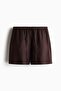Linen drawstring shorts