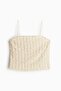Frayed strappy top