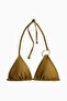 Padded triangle bikini top