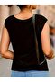 Women's Oversize Loose V-Neck T-Shirt - 2
