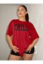 CHILL Printed Women's Oversize T-shirt Casual Boyfirend