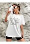 Beautiful Day Printed Oversize T-shirt Casual Boyfirend - 2