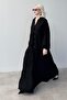 Black Long Sleeve Buttoned Dress Mg2433 - 2