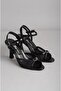 Seç 8513 Evening Shoes (Heel Height: 9.5 cm) Black
