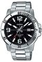 Casio Men's Watch - MTP-VD01D-1BVUDF Black Dial, Silver Band