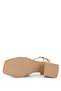 Women's Genuine Leather Yellow Heeled Sandals - 5