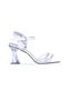 Fashion Shoes 532 Transparent Heels with Shiny Stones 7cm - 2