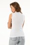 Women's Lycra Fishing Necklace Sleeveless T-Shirt with Cotton - 5