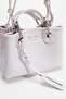 Women's Magnetic Closure Logo Embossed Pink Shoulder Bag with Detachable Shoulder Strap Ew 000382   Af1203 - 4