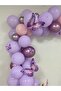 Purple butterfly 3d party set supplies - 7