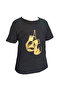 Leon T-Shirt with Boxing Gloves Black Gold Byl-1102Bk