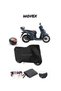 Honda New Dio Motorcycle Tarpaulin, Tarpaulin, Cover, Black Color (Backpack)