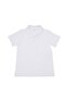 Polo Neck Short Sleeve White School T-Shirt - 2