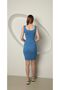 Stretchy Camisole Fabric U Neck Dress - 2