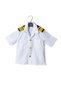 Short Sleeves Captain Captain Kids Outfit White Sailor Costume Captain Suit - 3