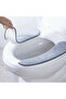 Bathroom Toilet Cushion Washable Soft Warmer Mat Cover Pad Cushion Cover Warm Thickened Toilet Se... - 2