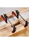 6 inch 10-inch Wood Working Clamps, Adjustable Bar Clamps for Woodworking Quick Clamps F Clamp for W - 3