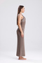 Women's Knitwear Knitted Openwork Button Detail Beach Dress - 3
