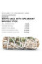 White Sage with Spearmint Smudge Stick - Pack of 3 Stick - 6