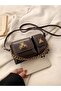 Women's Brown Squirrel Accessory Detailed Design Baguette Bag - 5
