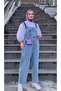 Women's Straped Jeans Jumpsuit