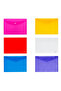 120 قطعة من الملفات ذات الغلاف الشفاف مقاس A4 باللون الأرجواني - 6