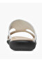 Textured Arabic Slip-On Sandals - 4