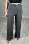 Women's Elastic Waist Lycra Palazzo Trousers - 2