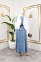 Women's 2-Piece Jeans Suit Belted Vest Skirt - 7