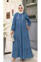 Women's Hooded Detailed Denim Dress